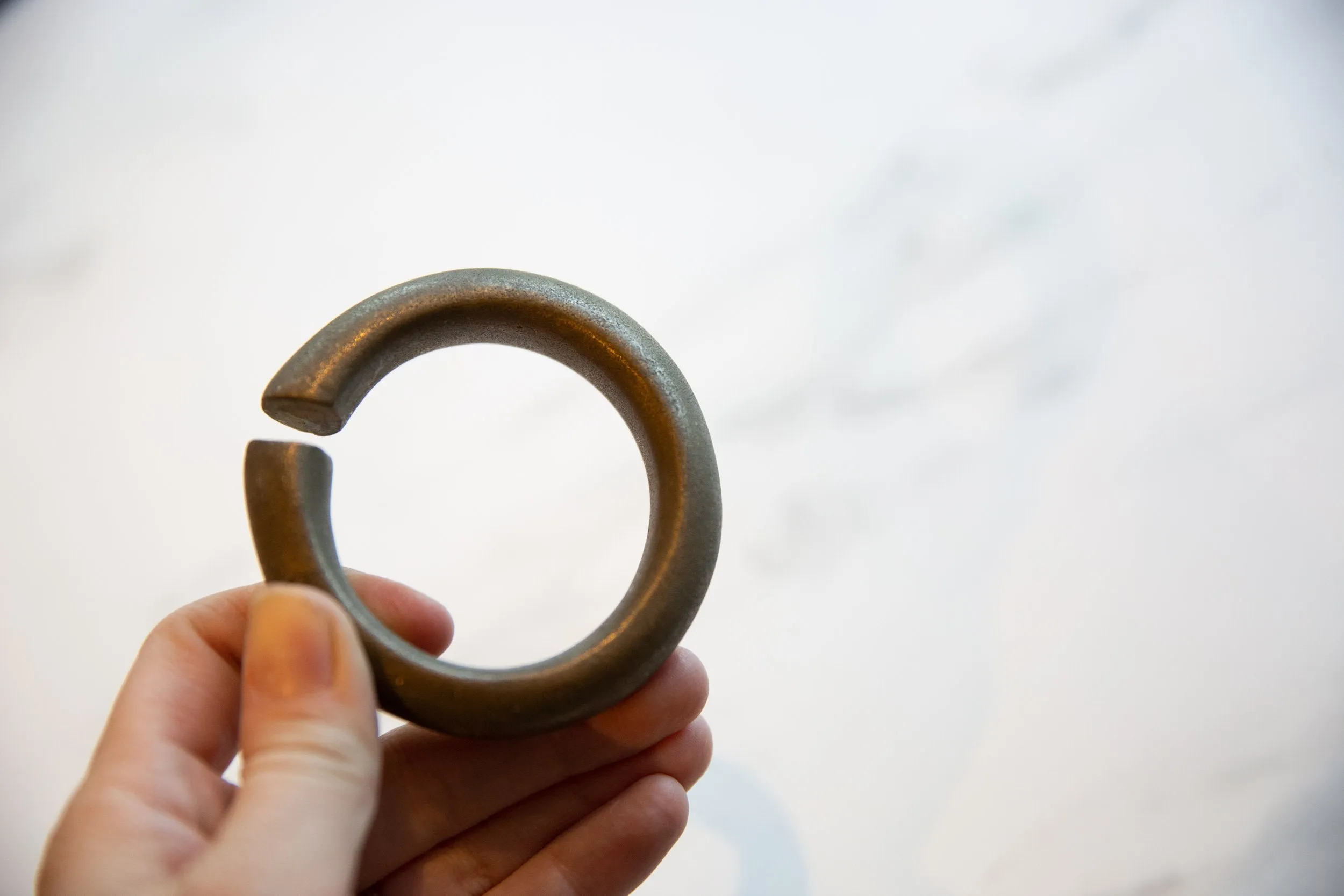 Antique African Bronze Cuff Bracelet