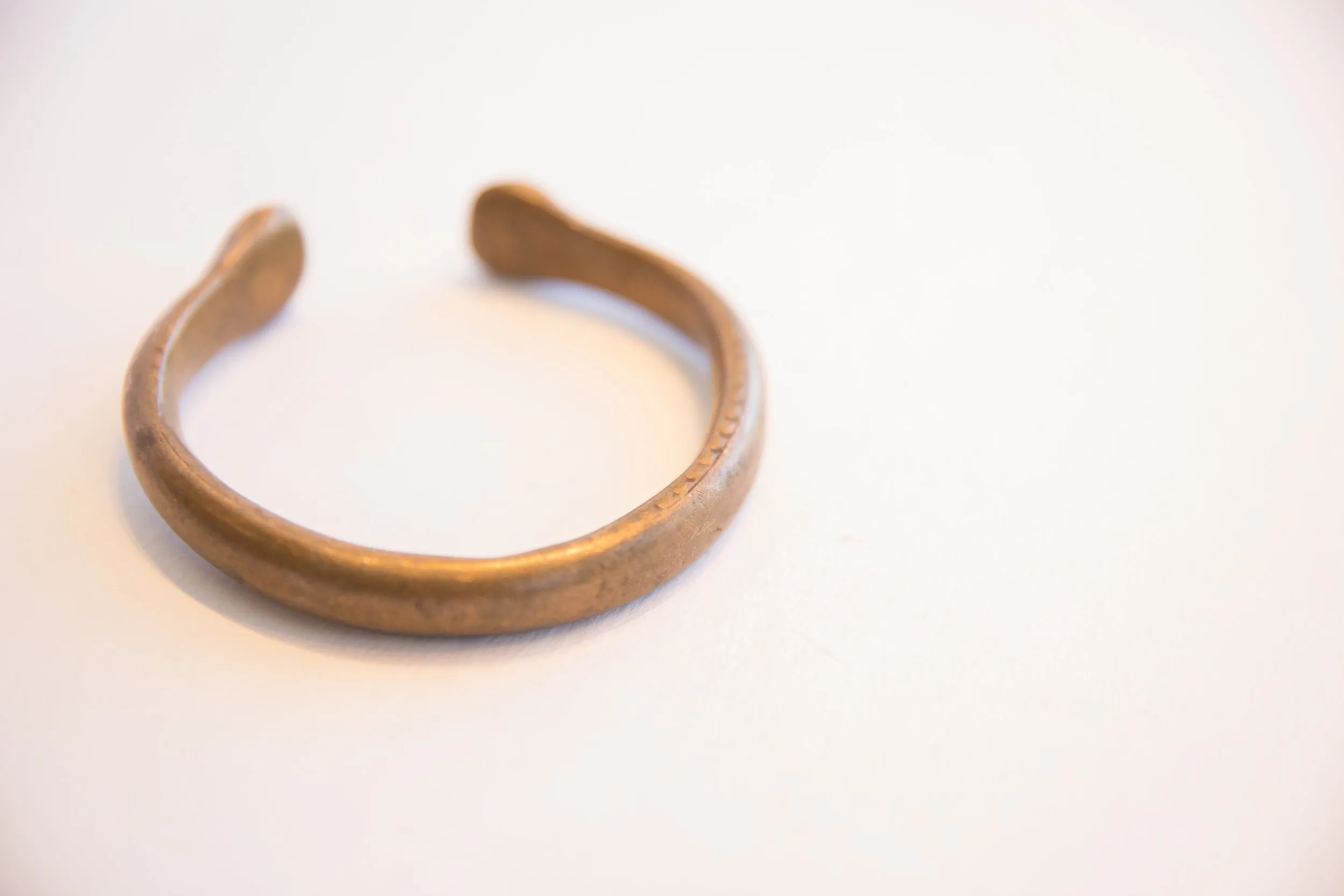 Antique African Snake Cuff Bracelet