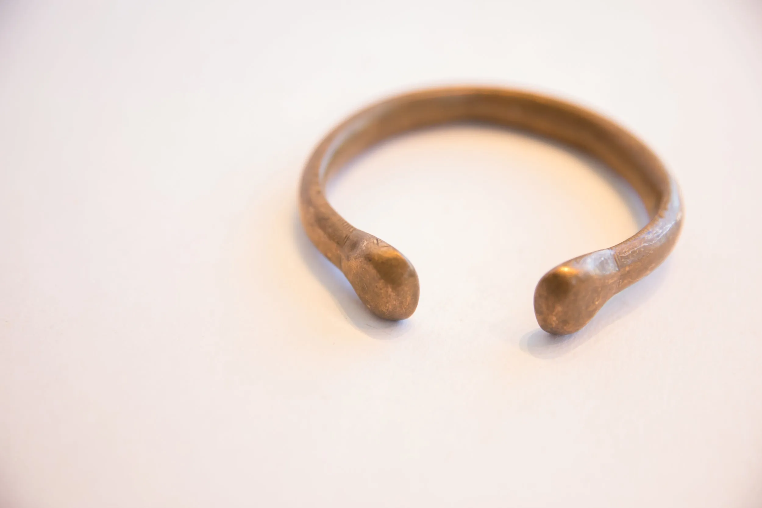 Antique African Snake Cuff Bracelet