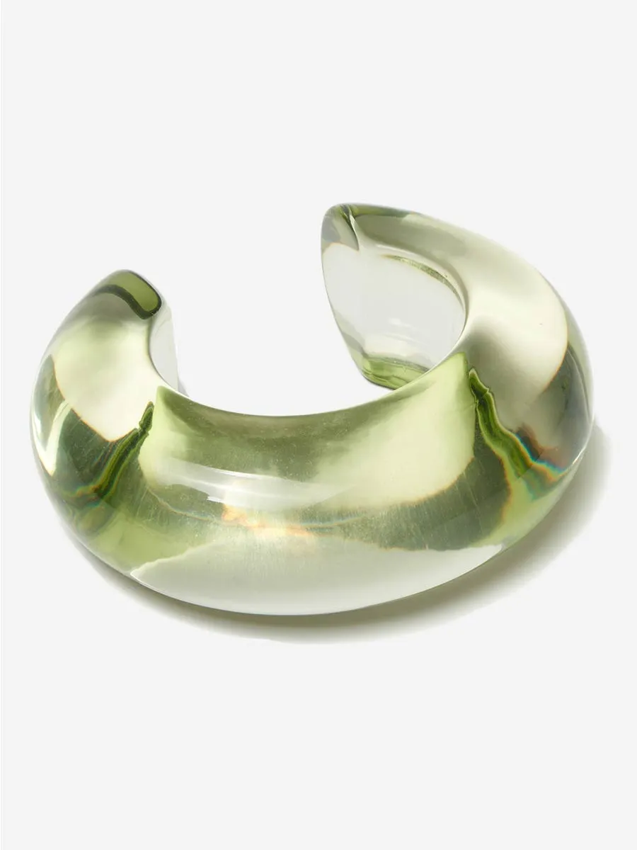 arc cuff - lime