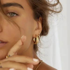 Arms of Eve Tilly Gold Hoop Earrings