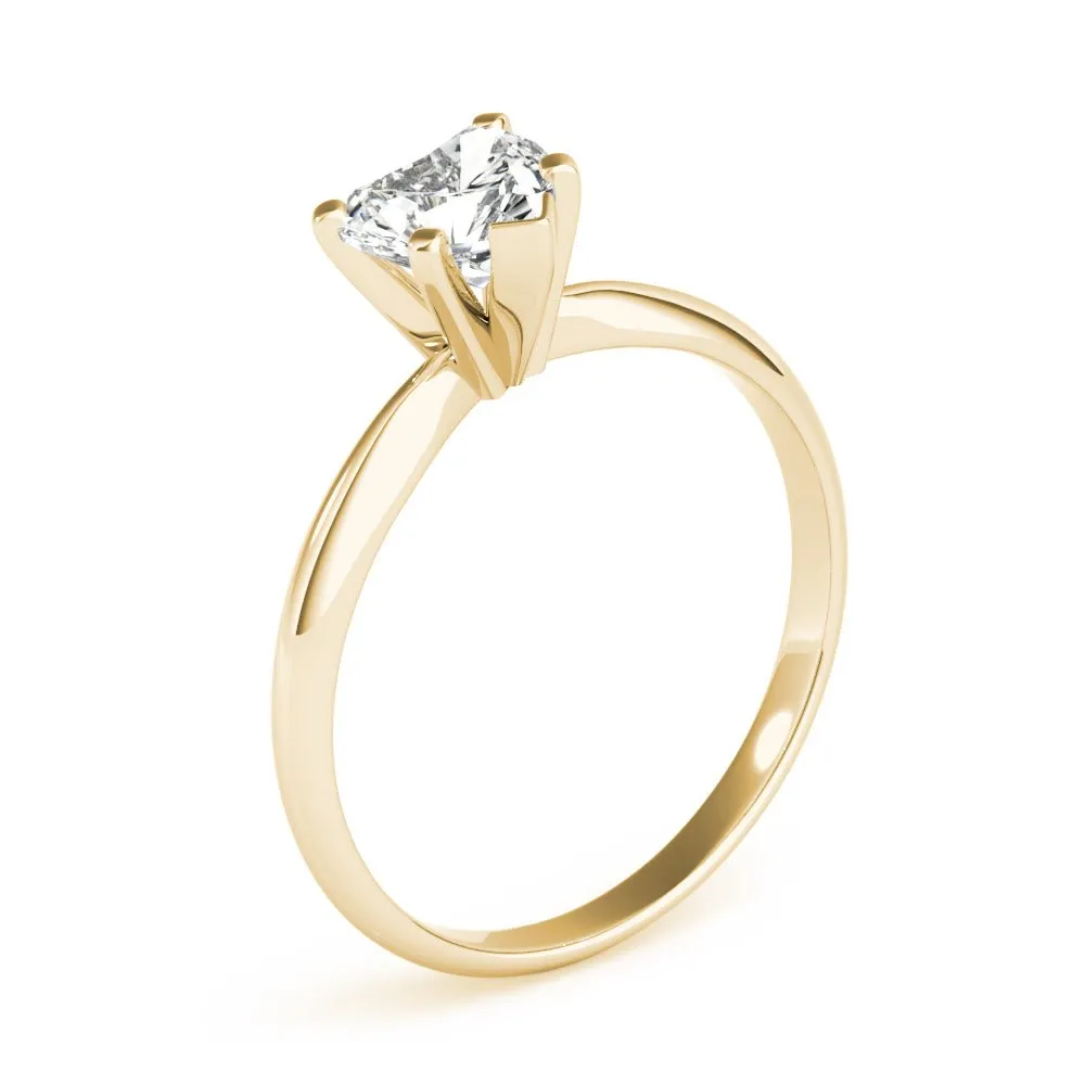 Atlantic City Heart Solitaire Engagement Ring