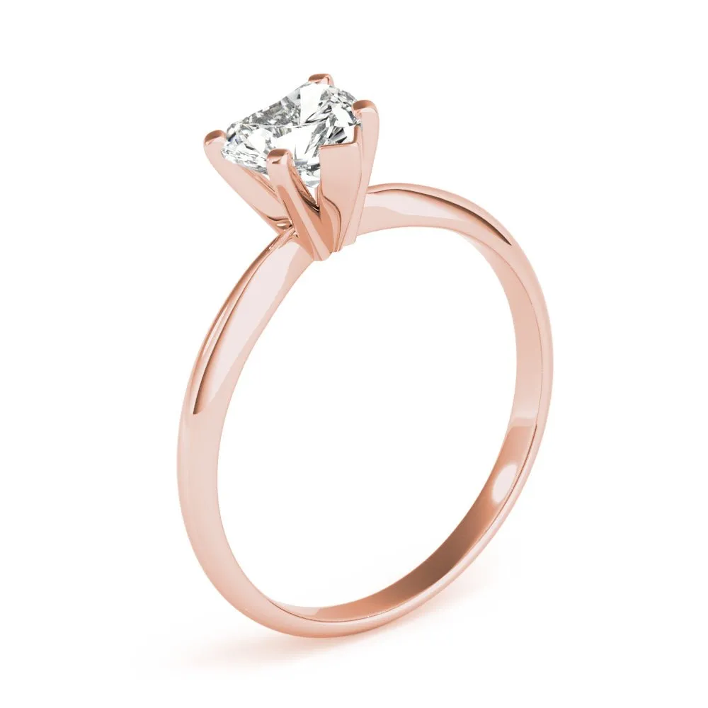 Atlantic City Heart Solitaire Engagement Ring