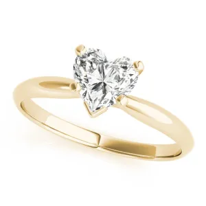 Atlantic City Heart Solitaire Engagement Ring