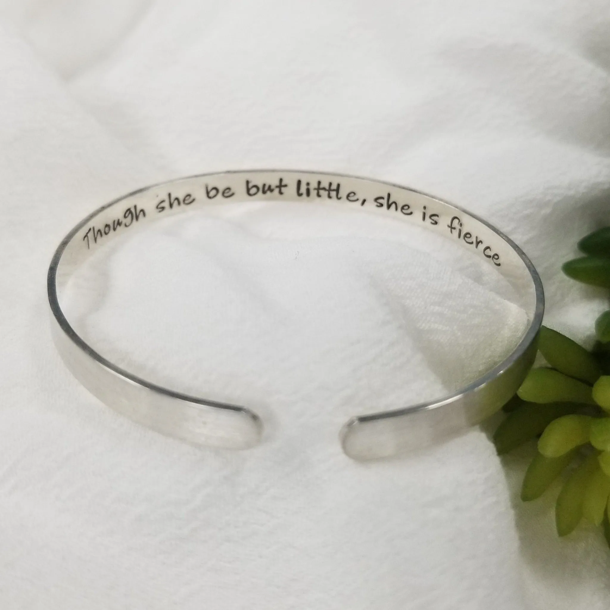 Babies Custom Cuff Bracelet - Sterling, Gold, or Rose Gold