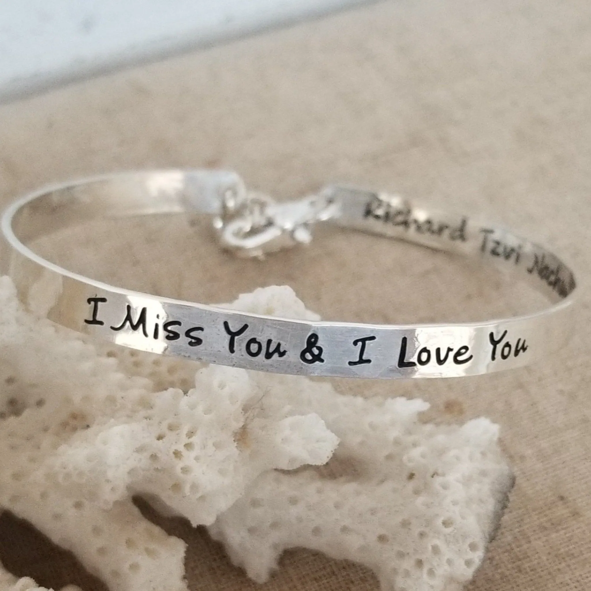Babies Custom Cuff Bracelet - Sterling, Gold, or Rose Gold