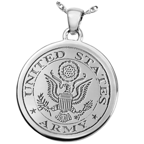 B&B Round Military Pendant