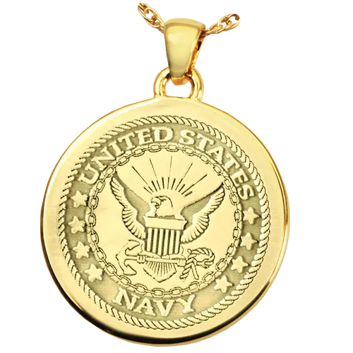 B&B Round Military Pendant