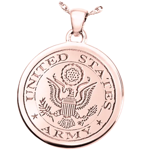 B&B Round Military Pendant