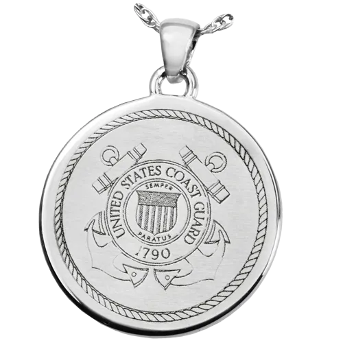B&B Round Military Pendant