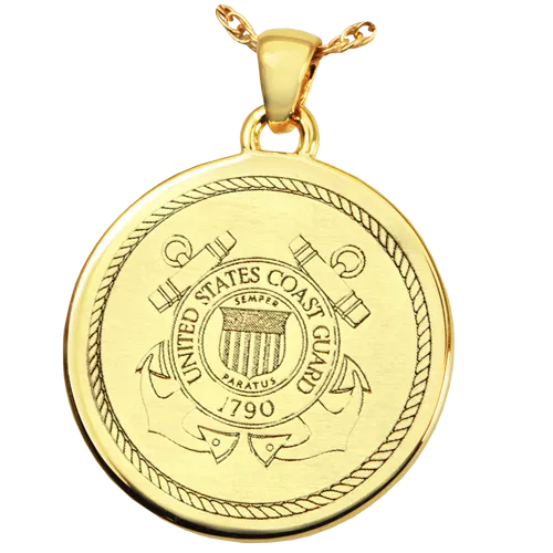 B&B Round Military Pendant