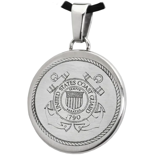 B&B Round Military Pendant