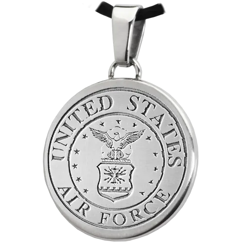 B&B Round Military Pendant