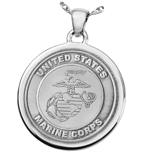 B&B Round Military Pendant