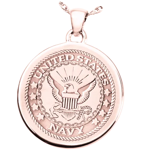 B&B Round Military Pendant