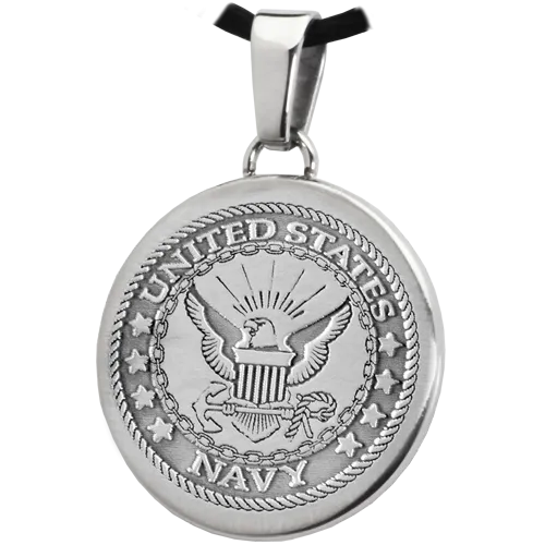 B&B Round Military Pendant