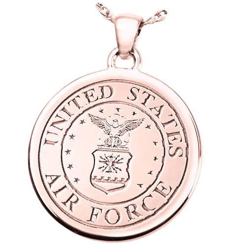 B&B Round Military Pendant
