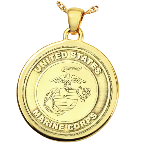 B&B Round Military Pendant