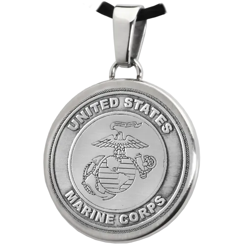 B&B Round Military Pendant