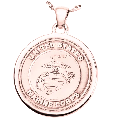 B&B Round Military Pendant