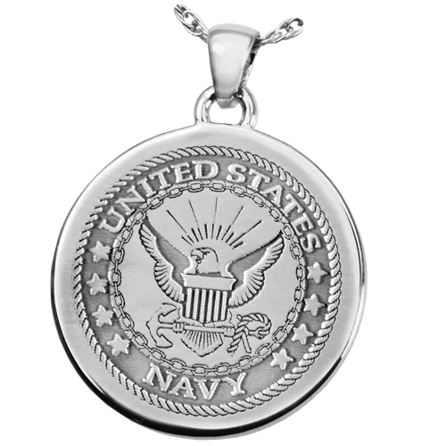 B&B Round Military Pendant