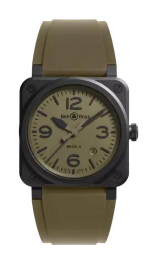 BELL & ROSS BR 03A MILITARY CERAMIC 41mm