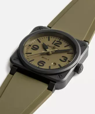 BELL & ROSS BR 03A MILITARY CERAMIC 41mm