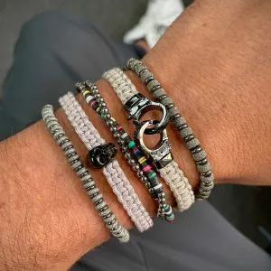Black PVD Grey Bracelet Combination