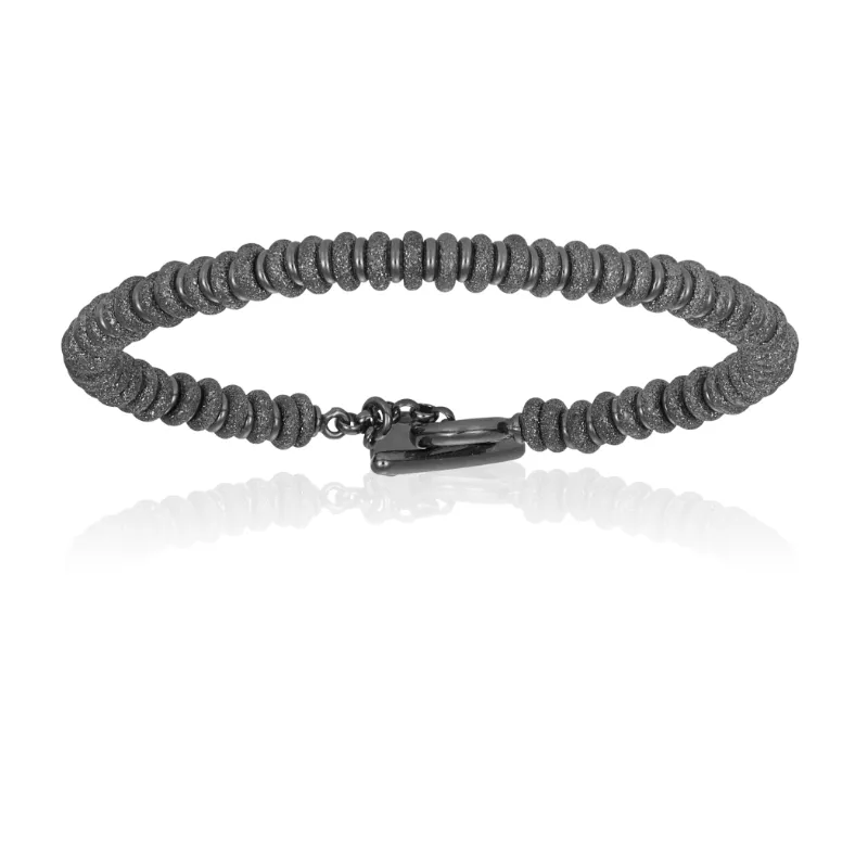 Black PVD Grey Bracelet Combination