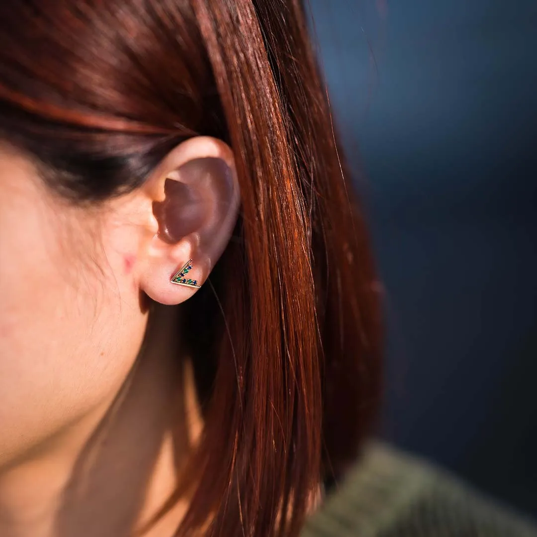 Bleu-vert Earrings