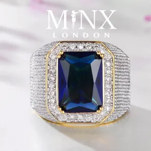 Blue Diamond Ring | Sapphire Blue Diamond Ring