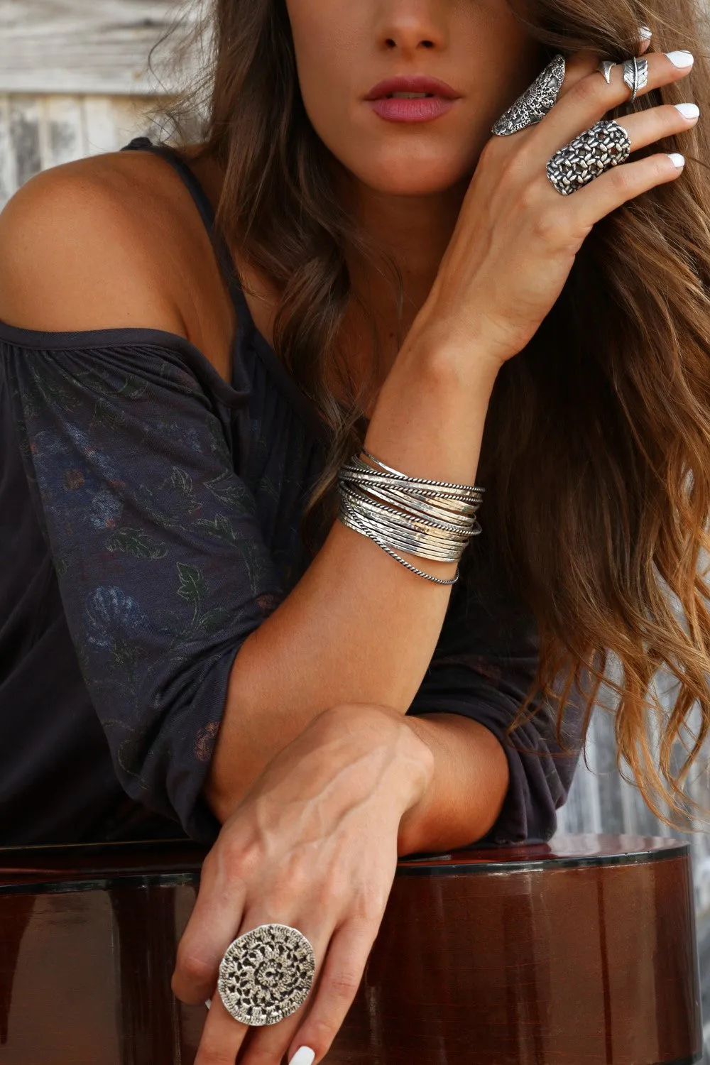 Boho Stacking Cuff Bracelets