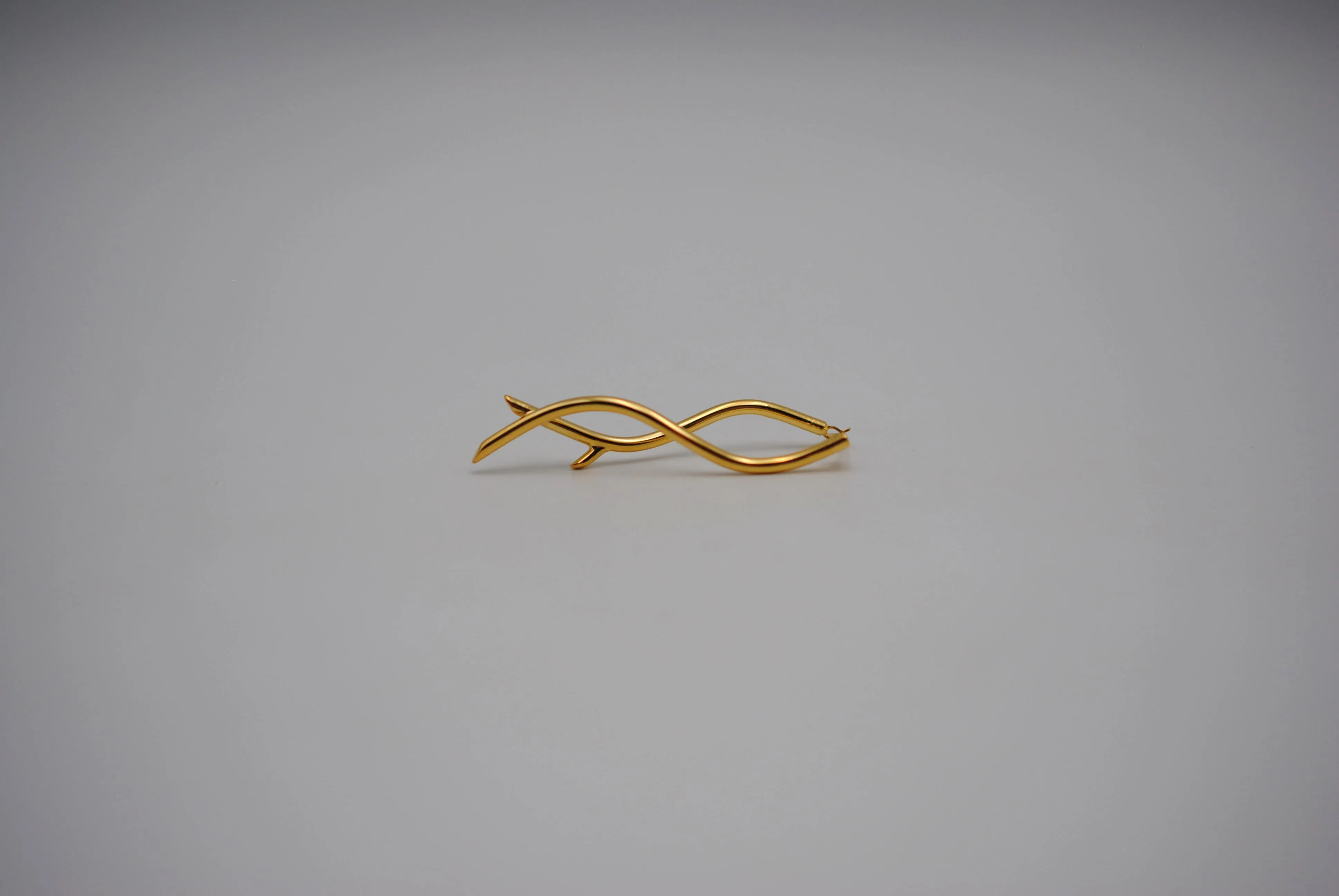 Branch Yellow Gold Dangle Earrings