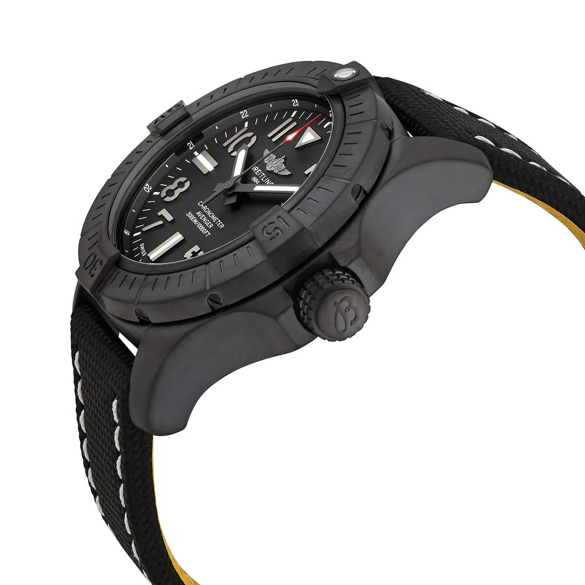 Breitling Avenger Automatic 45 Seawolf Black Dial Men's Watch V17319101B1X1