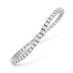 Brilliant Cut Diamond Line Bracelets
