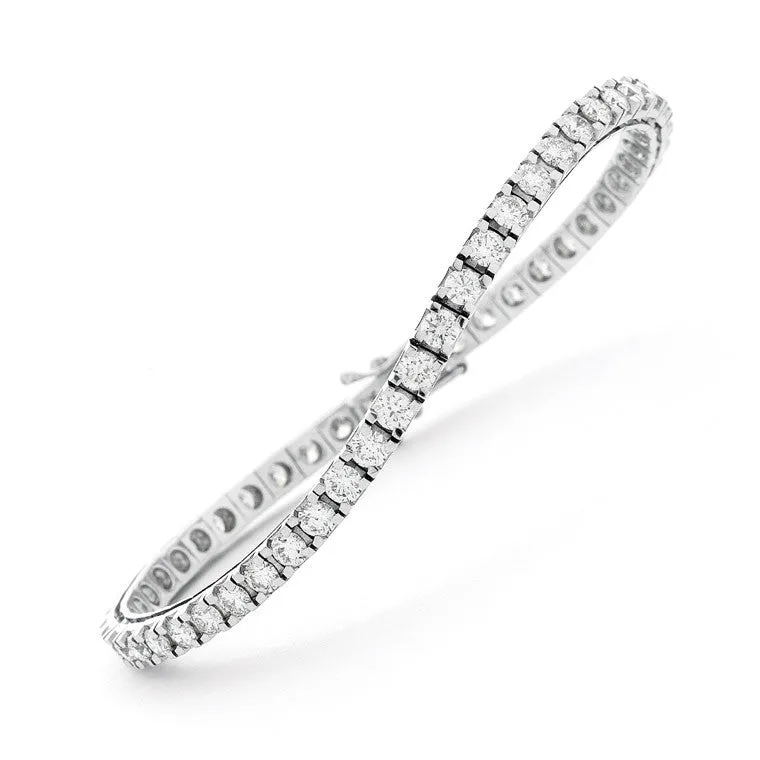 Brilliant Cut Diamond Line Bracelets