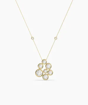 Bubble Cluster Diamond Necklace