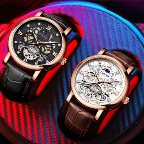 BUSINESS LEATHER BRACELET | Elegant Time Measurement