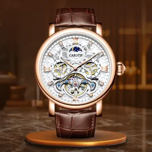 BUSINESS LEATHER BRACELET | Elegant Time Measurement