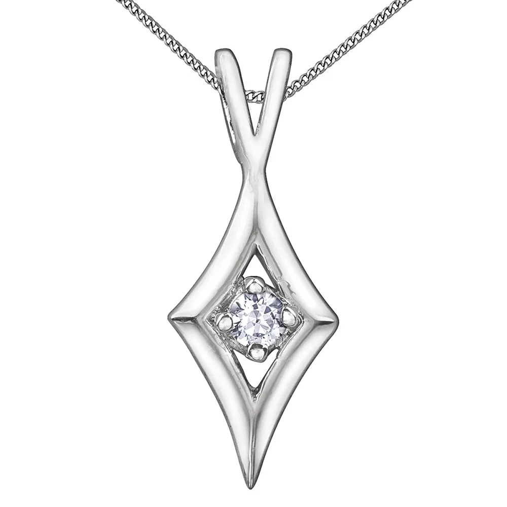 Canadian Diamond Solitaire Pendant