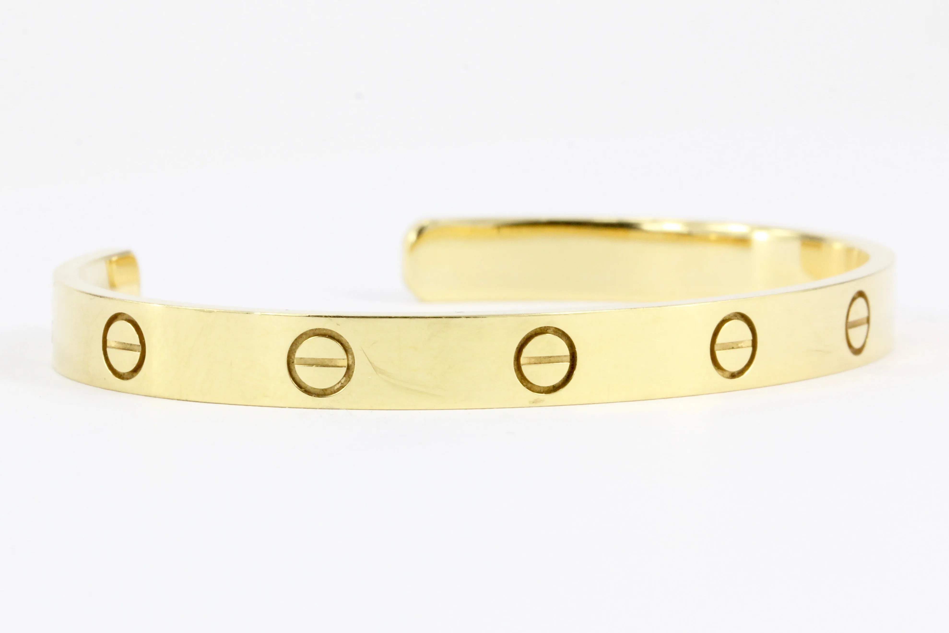 Cartier Love Bangle Cuff Size 18