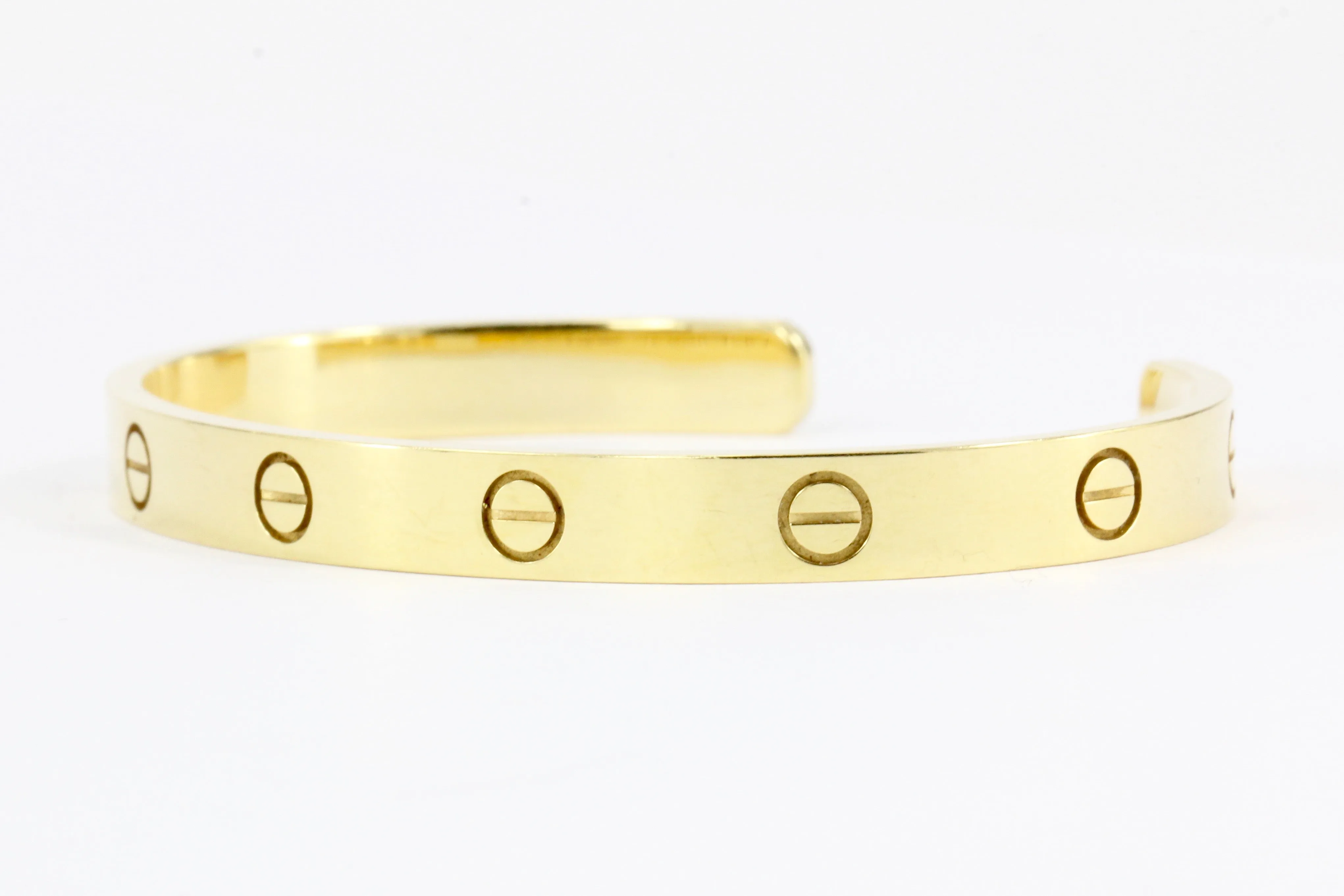 Cartier Love Bangle Cuff Size 18