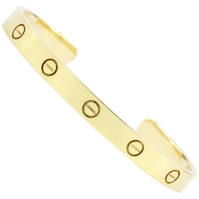 Cartier Love Bangle Cuff Size 18