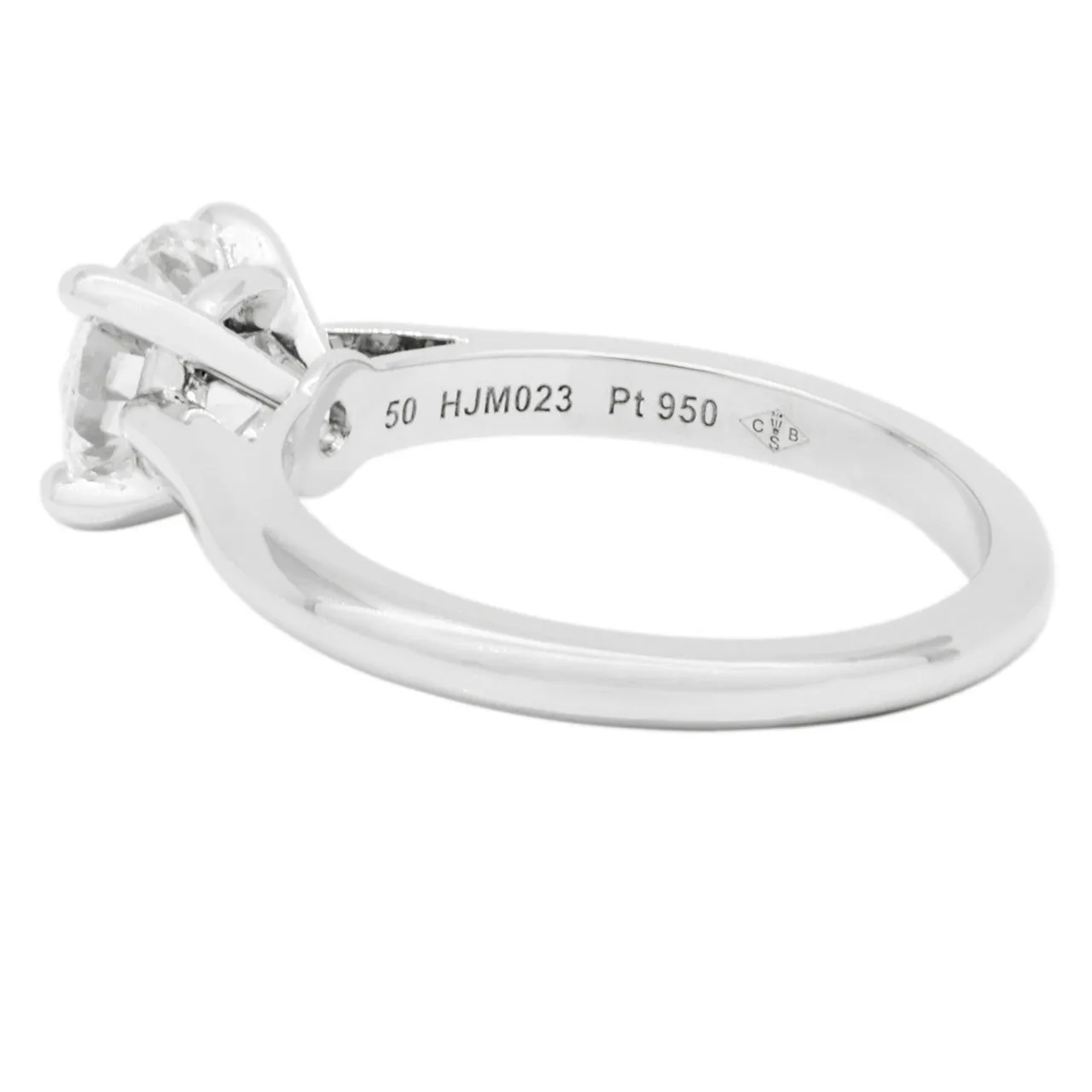 Cartier Platinum Solitaire 1895 1.33 Carat Diamond  Ring
