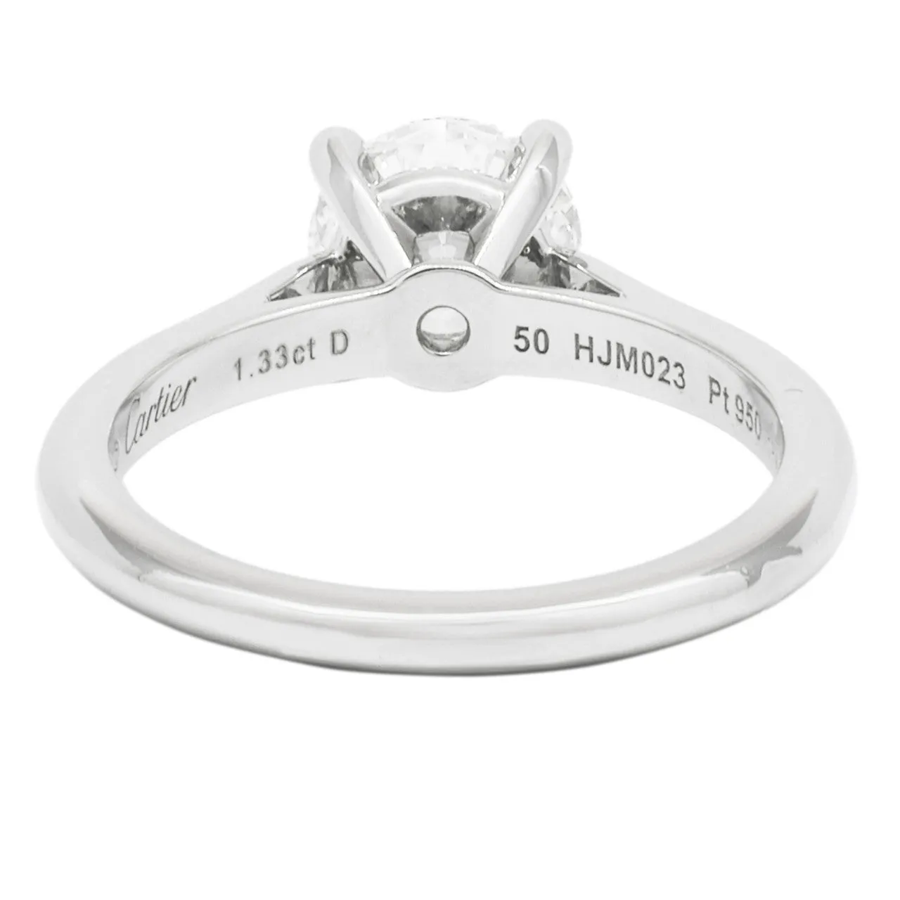 Cartier Platinum Solitaire 1895 1.33 Carat Diamond  Ring