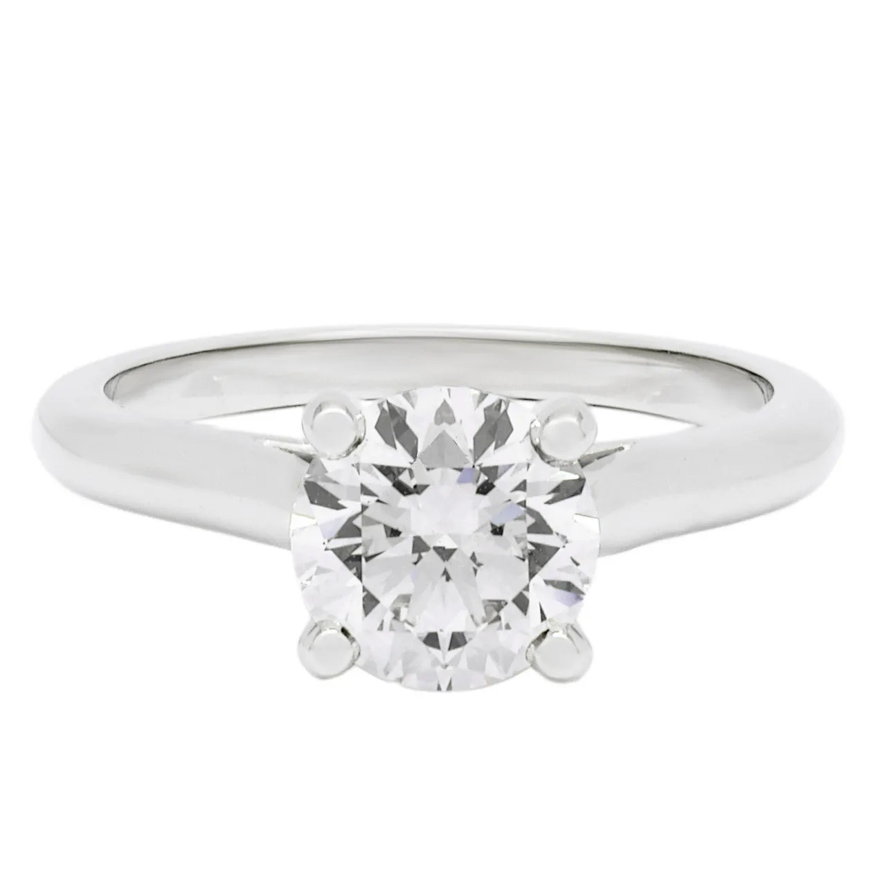 Cartier Platinum Solitaire 1895 1.33 Carat Diamond  Ring