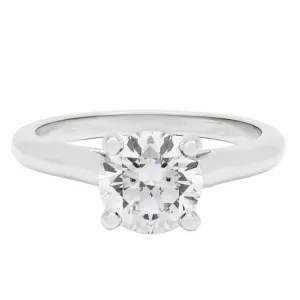 Cartier Platinum Solitaire 1895 1.33 Carat Diamond  Ring