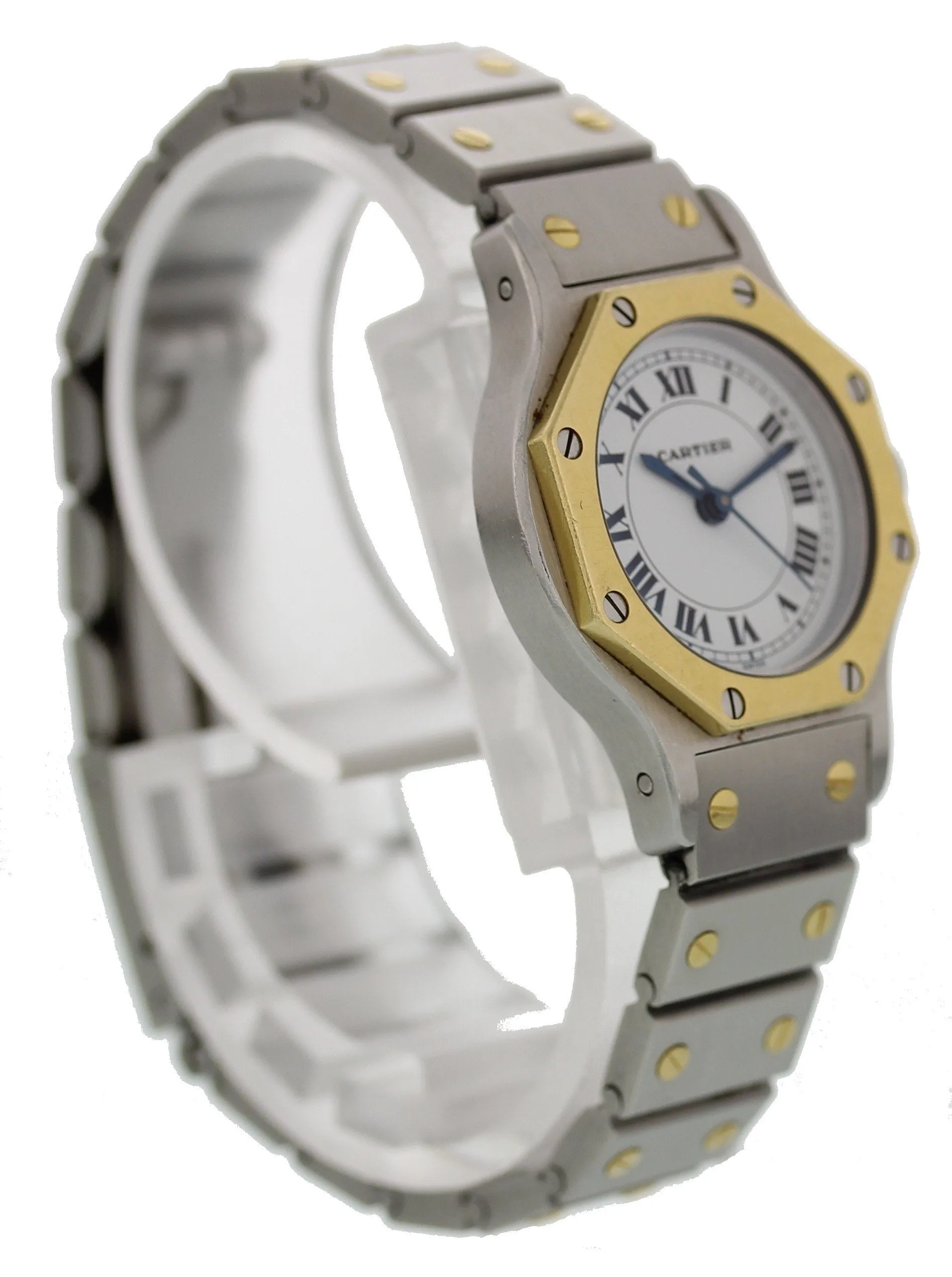 Cartier Santos Octagon SS & 18K YG