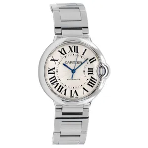 Cartier Stainless Steel Ballon Bleu 36mm Automatic W6920046
