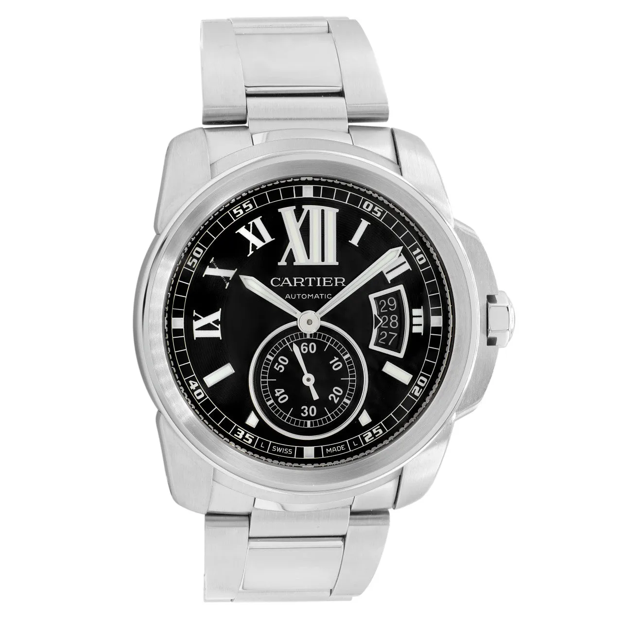 Cartier Stainless Steel Calibre de Cartier W7100016